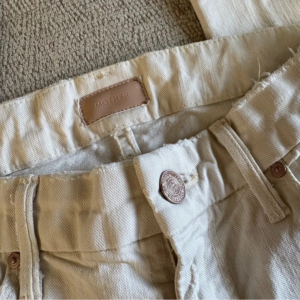 MOTHER DENIM The Looker Cream For A Day‎ Jeans Size 26